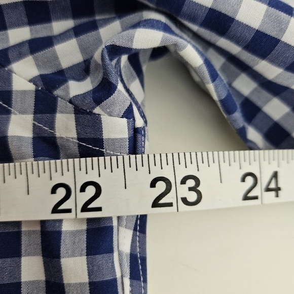 Brooks Brothers Mens Gingham Short Sleeve Button Down Sz Medium - Picture 7 of 9